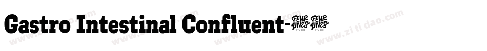 Gastro Intestinal Confluent字体转换